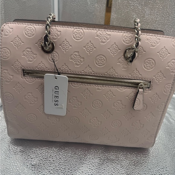 GUESS Logo Love Satchel NWT - Picture 7 of 10